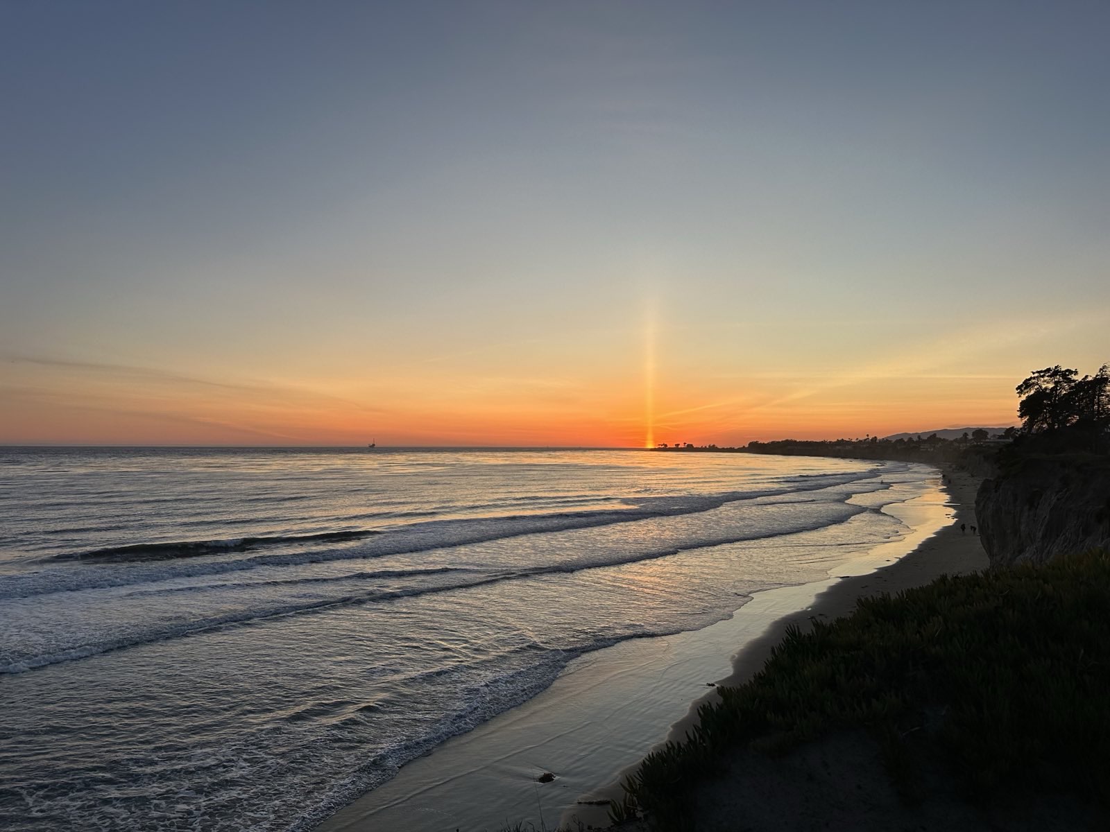 ucsb campus point sunset
